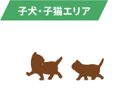 子犬・子猫エリア